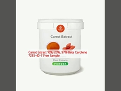 Estratto di carota 10%, 20%, 97% beta-carotene 7235-40-7 campione gratuito